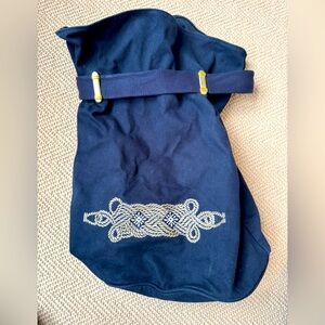 Vintage Gucci cotton nautical knapsack